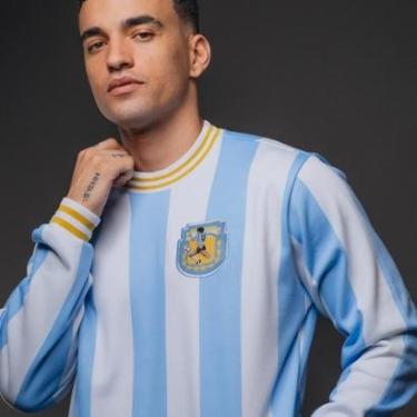 Imagem de Blusa Moletom Argentina Retrô 1986 Dios Masculina-Masculino