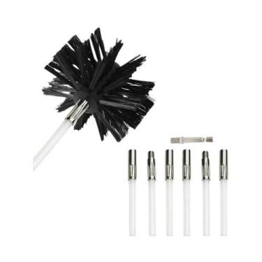 Imagem de Ferramenta De Limpeza De Dutos De Ar Flexível E Extensível Com Cerdas 