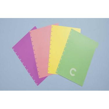 Imagem de DIVISORIA GRANDE PASTEL CADERNO INTELIGENTE