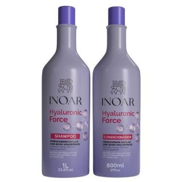 Imagem de Inoar kit sh + cond 800ml hyaluronic force
