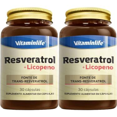 Imagem de Kit 2X Resveratrol + Licopeno - 30 Cápsulas - VitaminLife-Masculino