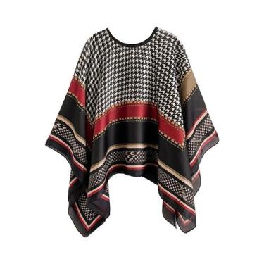 Imagem de Poncho Feminino De Verão, Xale Pullover, Lenço De Proteção Solar, Vers