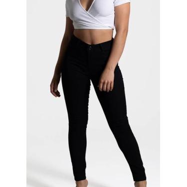 Imagem de Calça Sarja Sawary Levanta Bumbum - 270335 Preto, 38, Preto