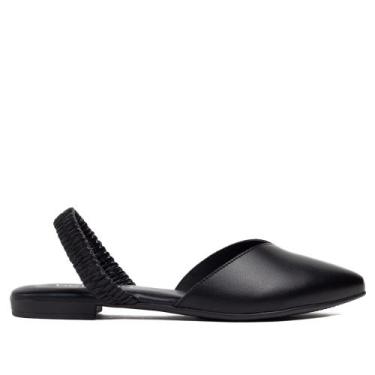 Imagem de Mule Feminino Beira Rio com Elástico Preto, Preto, 38