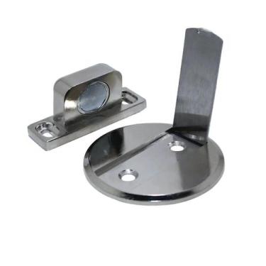 Imagem de 02 Prendedor Fixador Trava Portas Magnético Slim Renna