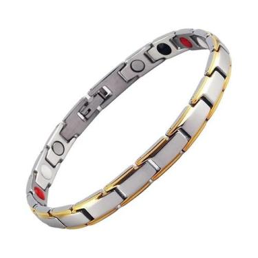 Imagem de Pulseira Magnética Terapêutica Feminina Para Tornozelo: Emagrecimento,