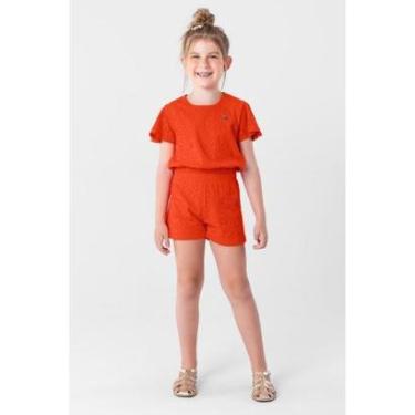 Imagem de Conjunto infantil menina em malha Brandili-Feminino