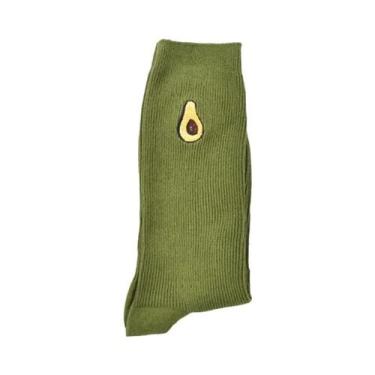 Imagem de Meias De Frutas Kawaii Para Meninas, Pêssego, Abacate, Morango, Banana