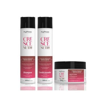 Imagem de Cresce Nutri - Kit Completo Nutrição Capilar Myphios