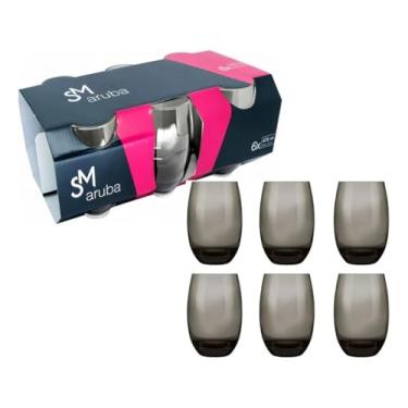 Imagem de Nadir Figueiredo - Jogo 6Un Copo 465Ml Sm Aruba Long Drink Cinza Nadir J3061101280500