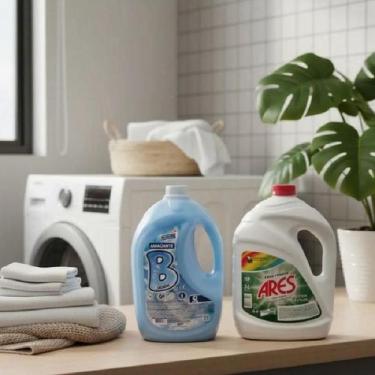 Imagem de Kit Action Green 5l Ares Amaciante Blue 5l Barbarex