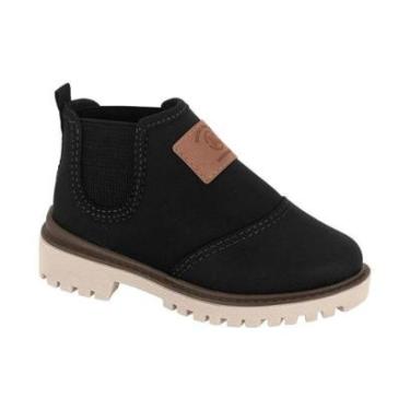 Imagem de Bota Infantil Masculina Preto Molekinho 2144.218-Masculino