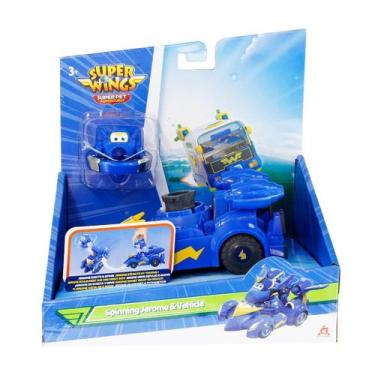 Imagem de Carrinho Lançador Do Avião Jerome Giratório - Super Wings