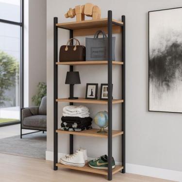 Imagem de Estante Multiuso Industrial  Perfeita para Sala, Cozinha, Quarto ou Es