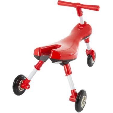 Imagem de Triciclo Bimba Infantil Sem Pedal Dobrável Azul E Vermelho - Play Fore