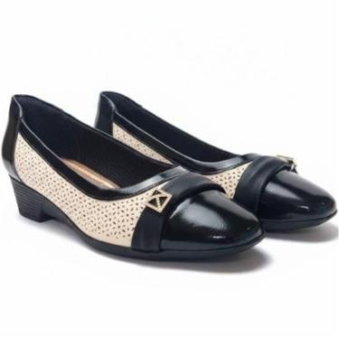 Imagem de Sapato Anabela Confortável Piccadilly Maxi Ativa Circulação-Feminino