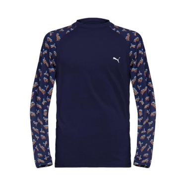Imagem de Camiseta Puma Manga Longa Estampada Proteção Solar UV50+ Infantil-Feminino