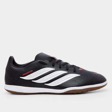 Imagem de Chuteira Futsal Adidas Predator Club Unissex, Preto, 42