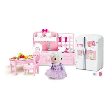Imagem de Kit Cozinha Miniatura Sylvanian Family Casinha Feliz Zoop Toys