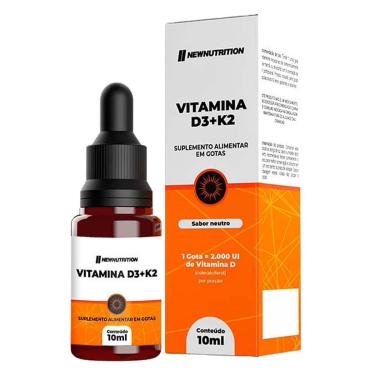 Imagem de Vitamina D3+K2 - 10ml Natural - NewNutrition-Masculino
