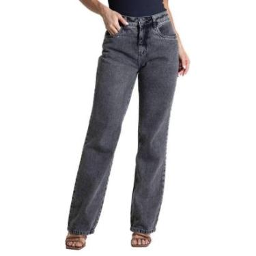 Imagem de Calça Jeans Sawary Reta - 282323 - preta 36-Feminino