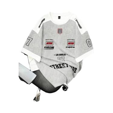 Imagem de Camiseta Masculina De Manga Curta Com Estampa 3D Verão 2025 Roupa Espo