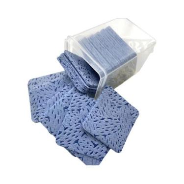 Imagem de 200 Unidades De Lenços Removedores De Cola Para Cílios, Algodão, Ferra