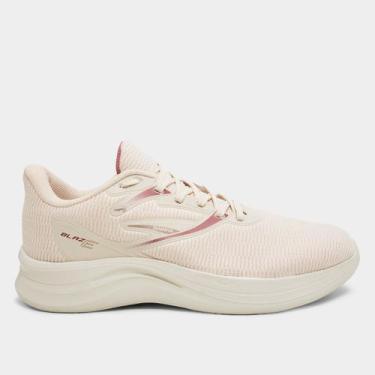 Imagem de Tênis Rainha Blaze Feminino, Bege, Rosa, 36