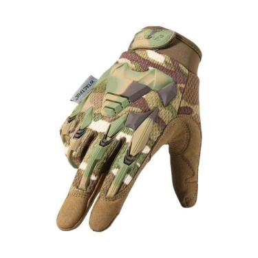 Imagem de Luvas Táticas De Dedo Inteiro Com Tela Sensível Ao Toque Para Ciclismo