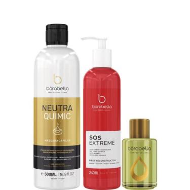 Imagem de Borabella NeutraQuimic 500ml + SOS 240ml + Óleo de Argan 7ml