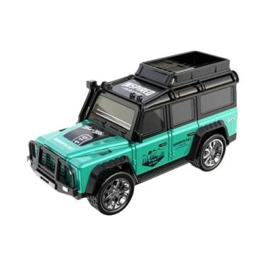 Imagem de Carro RC Em Escala 1/64 Verde, Miniatura De Liga Metálica Com Controle