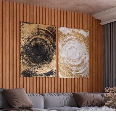 Imagem de Painel Ripado em Placa 100% MDF 89,5x183cm (1,63m²) - Pradel Móveis