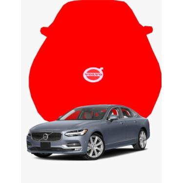 Imagem de Capa de Carro Volvo S90 Tecido  Lycra Premium - Cadilhe Capas, Vermelh