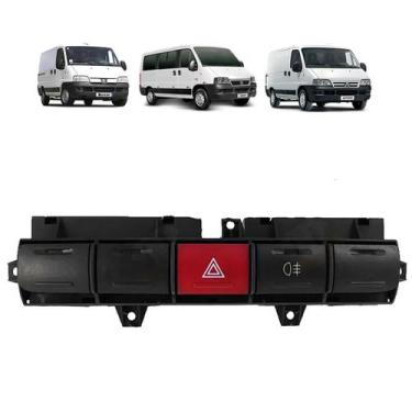 Imagem de Botão pisca alerta ducato boxer jumper 2006 a 2017 original 7353387570