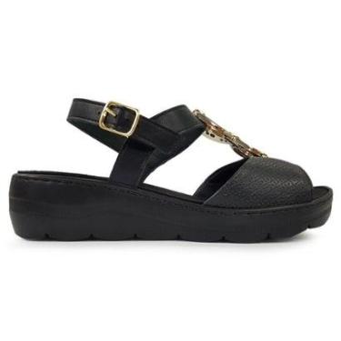 Imagem de Sandália Piccadilly Massageadora Spa Anabela Joanete 568075-Feminino