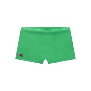 Imagem de Sunga Menino Verde Lisa UV Johnny Fox, Verde, 4