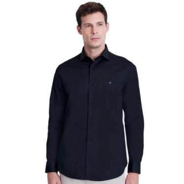 Imagem de Camisa slim tricoline stretch (mo) preto aramis, GG