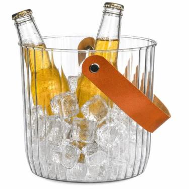 Imagem de Baldinho De Gelo Com Alça 2 Litros Cerveja Bebidas Praia Fruteira Vaso