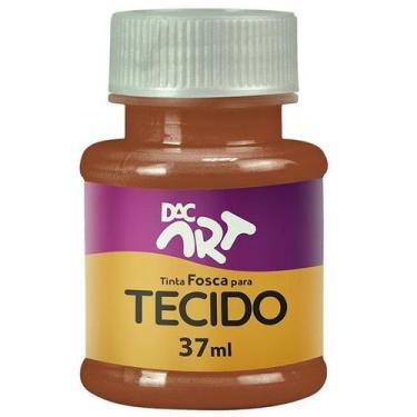 Imagem de Tinta Fosca para Tecido 37ML Marrom DAC