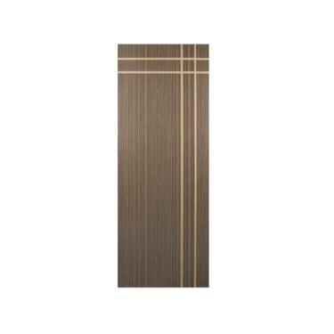 Imagem de Kit com 4 Folhas de Porta Madeira Decorada 210x60cm Espessura 3,5cm Ma