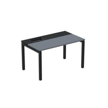 Imagem de Escrivaninha Mesa Escritório Plataforma para 1 Pessoa com Caixa de Tom
