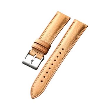 Imagem de Pulseira De Relógio De Couro Italiano Feita À Mão Com Liberação Rápida