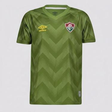 Imagem de Camisa Fluminense Goleiro 24/25 Umbro Infantil Tamanho:8ACor:VerdeGêne