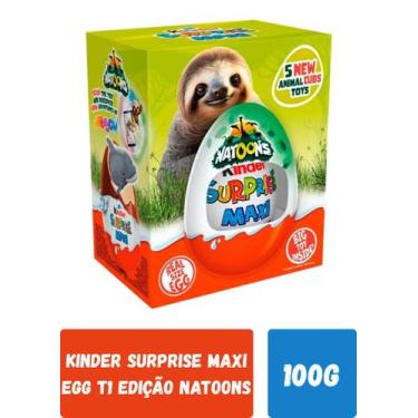 Imagem de KINDER SURPRISE MAXI EGG T1 100g EDIÇÃO NATOONS IMPORTADO