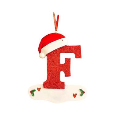 Imagem de Decoração De Árvore De Natal Com 26 Letras Em Acrílico DIY, Ornamento 