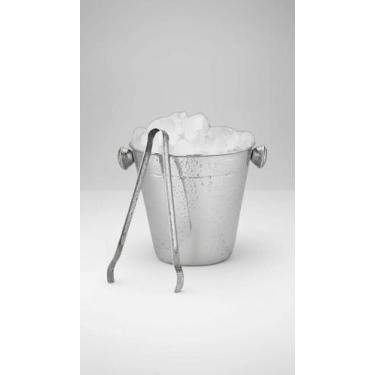 Imagem de Balde de Gelo Inox 1.1L com Pegador - Congratulations Store