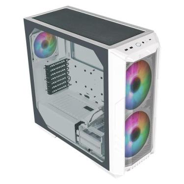 Imagem de Gabinete Gamer Cooler Master HAF 500, Mid Tower, Com 2x Fans ARGB, 01 