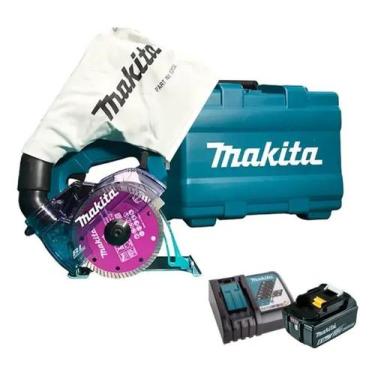 Imagem de Makita Serra Marmore Dcc500zkx1 18v + Bateria 3ah Carreg 18v