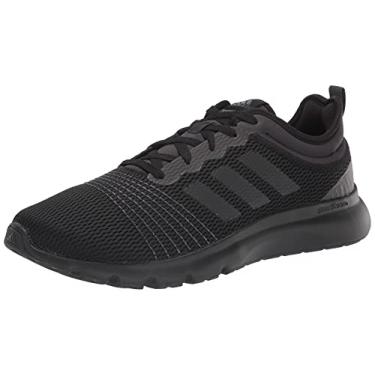 Imagem de adidas Tênis de corrida masculino Flex 2 Trail, Preto/Carbono/Branco, 7.5