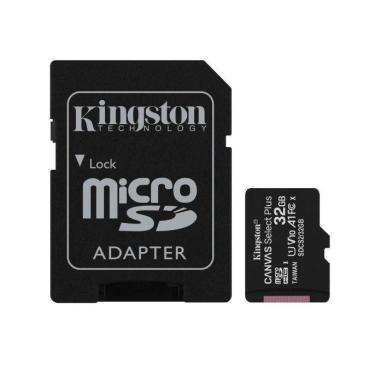 Imagem de Cartão De Memória Kingston Micro Sd 32Gb Classe 10 100Mbs